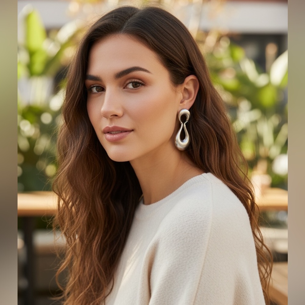 Solid Sterling Silver Earrings - image 6